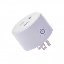 Zigbee Smart socket,Mini Smart Plug,Works with Alexa & Google Assistant,Remote and voice control,Hub Required