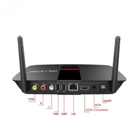 Dalletektv R1 Android 9.0 TV Box Smart 4K Ultra HD S905W Quad Core Media Player Wifi Set-top Box
