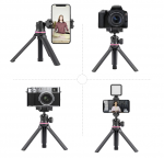 Vlog Kit 3 in 1 Wireless Bluetooth Selfie Stick, Foldable Tripod for iphone/Android/ Gopro, Extendable Handheld Phone Stick