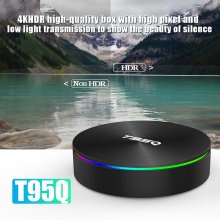 4GB 32GB/64GB DDR3 Amlogic T95Q Android 9.0 TV BOX 4K Media Player S905X2 Quad Core 2.4G&5GHz Dual Wifi BT4.1 100M tv set box