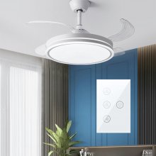 Tuya WiFi Smart Ceiling Fan Switch,Support Tmall Genie/Alexa/GoogleHome,smart control,Advanced Scheduling & Timer