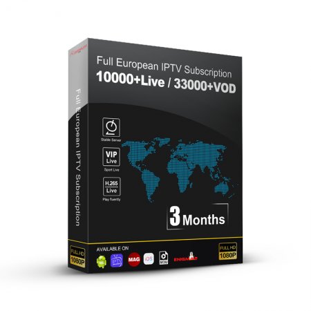 3 Mois Europe IPTV OTT Platinum 10000+ HD Live with Free Vod Movies Series Sport Music Free 24 Test for IPTV Smarters Pro