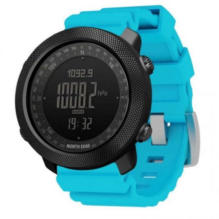 Outdoor sport smartwatch waterproof watch color silicone altitude pressure compass thermometer smartwatch metal