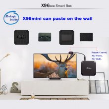 Smart TV BOX Android 9.0 1GB/8GB & 2GB/16GB Amlogic S905W Quad Core 4K WiFi 2.4GHz X96mini Set-top Box