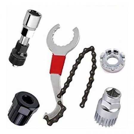 Bicycle Repair Tool Kits MTB Road Bikes Chain Cutter Bracket Flywheel Remover Crank Puller Wrench Maintenance Tools