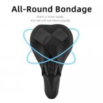 ROCKBROS Silicone Bicycle Saddle Hollow Breathable MTB Bike Seat Cushion Cover Mat Silica gel Saddle Cycling Accessories - LF047-B Russian Federation
