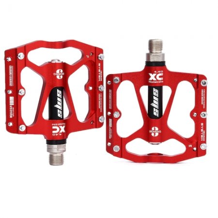 SHANMASHI Ultralight Paired Bicycle Pedal - Red 21