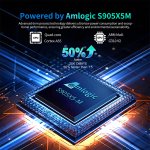 X96M200 Android TV Box 14.0, Amlogic S905X5M,4GB RAM 16/32/64GB ROM Android 14 TV Box 4K 1000M Ethernet Smart TV Boxes Support 2.4G 5G Dual WiFi BT5.X USB 2.0