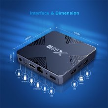New X98H Set Top Box Smart BOXES Android 12.0 TV Box H618 4GB 32GB 2.4G 5.8G Bluetooth 5