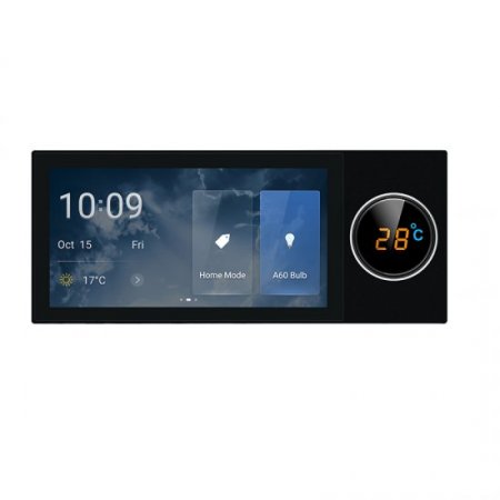 S8E In-Wall Smart Home Control Panel 6 inch Android 2+8GB WiFi Display Smart Switch Touch Panel for Home Automation