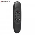 C120 air mouse Rechargeable Wireless remote control Keyboard for Android TV Box C120 2.4Gh fly air mouse work for android tv box