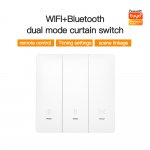 WiFi Smart Curtain Switch,Tuya app control smart switch,Scene linkage,Support Tmall Genie/Alexa/GoogleHome