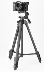 60 Inch Camera Tripod, Lightweight Travel Video Aluminum Tripod Phone Holder and Remote Shutter Perfect for Selfies/Vlog/Live