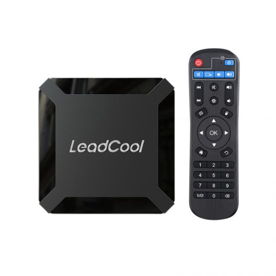 2GB/16GB LEADCOOL H313 Android 10.0 TV Box Set Top Box Ship From France Free Tax