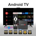 X5 Android 10.0 TV Box, Android Box with 4K 2GB RAM 16GB ROM Allwinner H313 Quad Core ARM Cortex A53, Builtin 2.4GHz/5.8GHz Dual WiFi Bluetooth 5.0, Support H.265 Smart Box