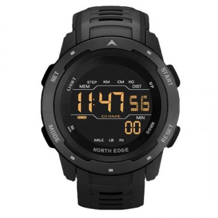 Sport smartwatch waterproof smart watch alarm clock pedometer mileage calorie multi-function student watch