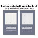 Tuya WiFi Smart Curtain Switch,Motorized Roller Blinds Shutter Switch,app remote control,Support Tmall Genie/Alexa/GoogleHome
