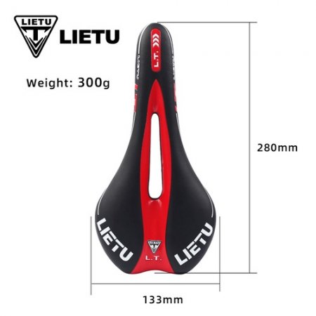 LIETU Bicycle Saddle MTB Road Bike Cycling Silicone Skid Proof Saddle Seat Silica Gel Cushion Seat Leather Front Seat Mat - Green