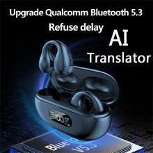 Language Translation Earbuds - Translation Earbuds Real Time, 144 Languages Online Translation, Voice Language Translator with BT 5.3 and APP