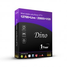 12 Months Dino IPTV Abonnement 4K Sport Live Movies Hot XXX Channels Support Smart tv M3u Android APK