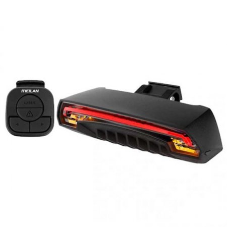 Meilan X5 Bike Intelligent Diversion Brake Wireless Taillight High Brightness USB Charging Dual Colors Light