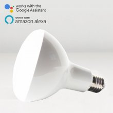 Zigbee Tuya Smart Flood Light Bulb,Full Color and Tunable White BR30,Support Tmall Genie/Alexa/Goog1eHome/,Hub Required