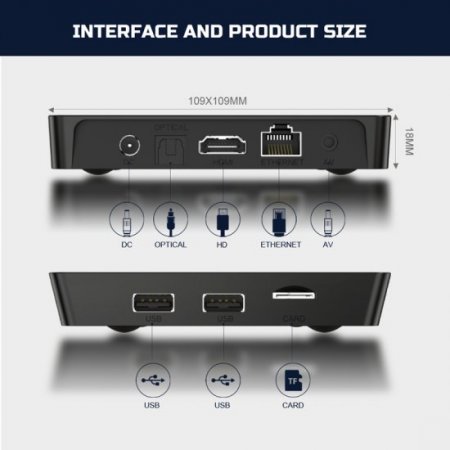 X96Q Pro QHDTV IPTV Box Android 9.0 Allwinner H313 4K Set top Box