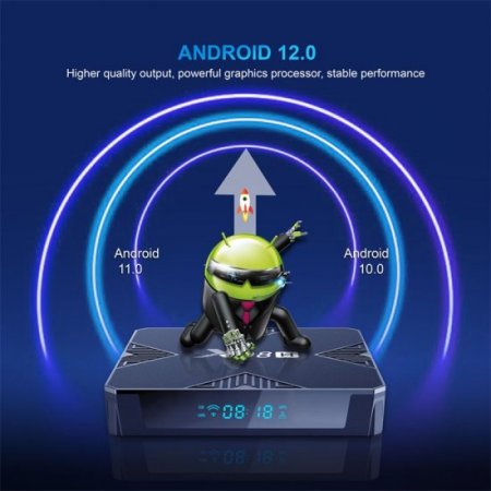 New X98H Set Top Box Smart BOXES Android 12.0 TV Box H618 4GB 32GB 2.4G 5.8G Bluetooth 5