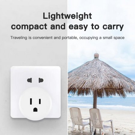 Zigbee Smart socket,Mini Smart Plug,Works with Alexa & Google Assistant,Remote and voice control,Hub Required