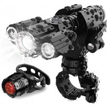 T6 L2LED Multi-function Light Aluminum Outdoor Lamp Night Riding Suit