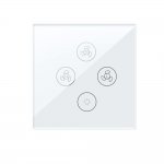 WiFi Smart Ceiling Fan Light Wall Switch,Works With Tmall Genie/Alexa/GoogleHome,Time Setting,Voice & Remote Control