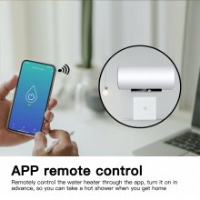 Tuya Smart Water Heater Switch, Voice Control Smart Touch Wall Switch, Support Tmall Genie/Alexa/GoogleHome, No Hub Needed
