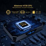 Android TV Box 14.0 X96Q pro+ 4GB RAM 32GB ROM Android 14 Box,CPUAllwinner H728 &Mali G57-MC1 Chipset Android Box,4K Streaming Media Player Resolution Support 2.4G/5.8G Dual WiFi and Bluetooth 5.0 Smart Tv Box