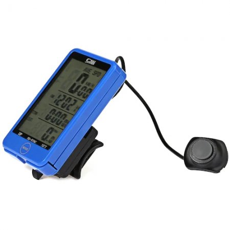 SunDing SD - 576C Touch Screen Wireless Bicycle Computer Odometer - Blue