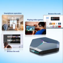 A95XF4 Android10.0 Smart TV iptv Box Amlogic S905X4 AV1 Display 8K 4G64G 4G128G BT Set Top Box 2.4/5G WIFI Support Youtube Netflix