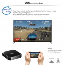 Amlogic S905W Quad-Core Set Top Box X96MINI Android 9.0 TV Box 1G 8G/2G 16G 5 Core/ Mali-450 Media Player WiFi 4K H.265 Video Player Rapid Delivery