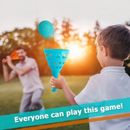 Toys Pop and Catch Ball Game - Sports & Outdoor Play Toys,Outdoor Indoor Game, Birthday and Easter Party Favors Gifts Toys for Kids and Adults Exciting Yard Activities - Perfect for Camping/Beach/Backyard Parties