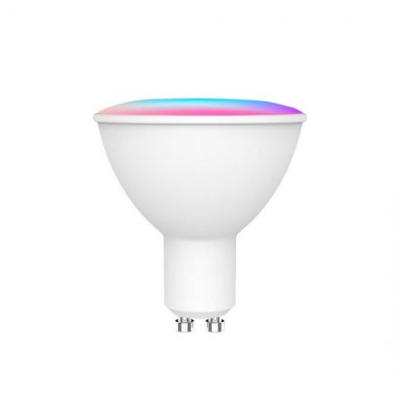 Zigbee Smart Bulbs,Tuya GU10 LED Smart Bulb Dimmable,RGBW Full Color,Works with Voice and remote Control,Hub Required