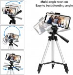 Lightweight Camera Tripod rode tripod Smartphone selfie stick Camera Vlog Tripods Adjustable Phone Holder