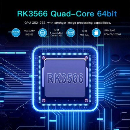 X98K PRO RK3566 Android 11.0 TV Box Upgraded Ram 4GB ROM 32GB Android Smart Box H.265 Dual Band 2.4G/5G WiFi Quad Core Smart Home Media Player