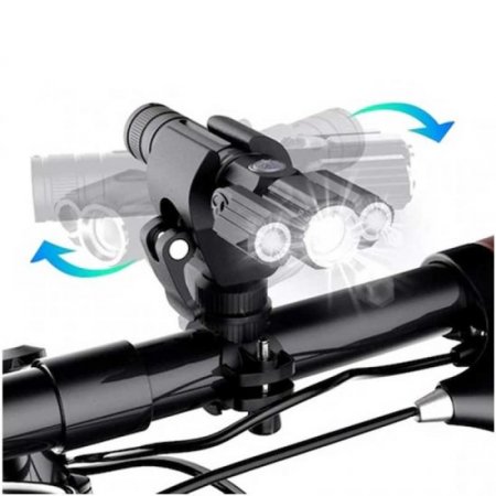 T6 L2LED Multi-function Light Aluminum Outdoor Lamp Night Riding Suit