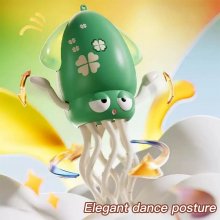 Electric Dancing Octopu Squid Toy Obstacle Avoidance Crawling Induction Standing Dancing Walking Octopus,USB Rechargeable, Gift for Boys Girls