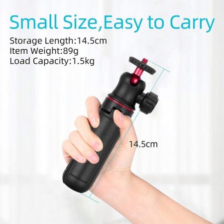 Selfie Stick Tripod, Redefined Phone Tripod Compatible Extendable Cell Phone Tripod Stand Camera Tripod with 360°Ball Head,Suitable for Camera,Video Light and Cell Phone