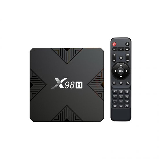 New X98H Set Top Box Smart BOXES Android 12.0 TV Box H618 4GB 32GB 2.4G 5.8G Bluetooth 5