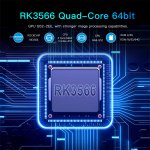 X98K PRO RK3566 Android 11.0 TV Box Upgraded Ram 4GB ROM 32GB Android Smart Box H.265 Dual Band 2.4G/5G WiFi Quad Core Smart Home Media Player