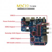 MX10 Android 9.0 TV Box 4G/64G RK3328 Media Player for TV Box Mali-450 Support 4K 2.4G wifi 100M HDMI 2.0 Smart TV Box