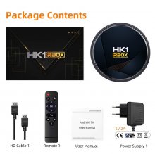HK1 RBOX-H8 TV BOX Android 12.0 H618 4GB 128GB Dual WiFi Bluetooth5.0 6K Media Player Set Top Box