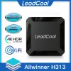 LEADCOOL H313 Android 10.0 TV Box Set Top Box Ship From France Free Tax