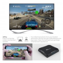 X96 Max Plus Android 9.0 Smart TV BOX 4GB/64 GB TVBOX Amlogic S905X3 H.265 4K 2.4G 5G WiFi Media Player Set Top Box