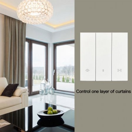 Tuya WiFi Smart Curtain Switch,Motorized Roller Blinds Shutter Switch,app remote control,Support Tmall Genie/Alexa/GoogleHome